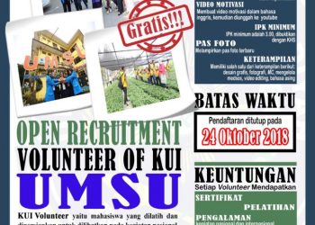 Open Recruitment Volunteer of LKUI UMSU