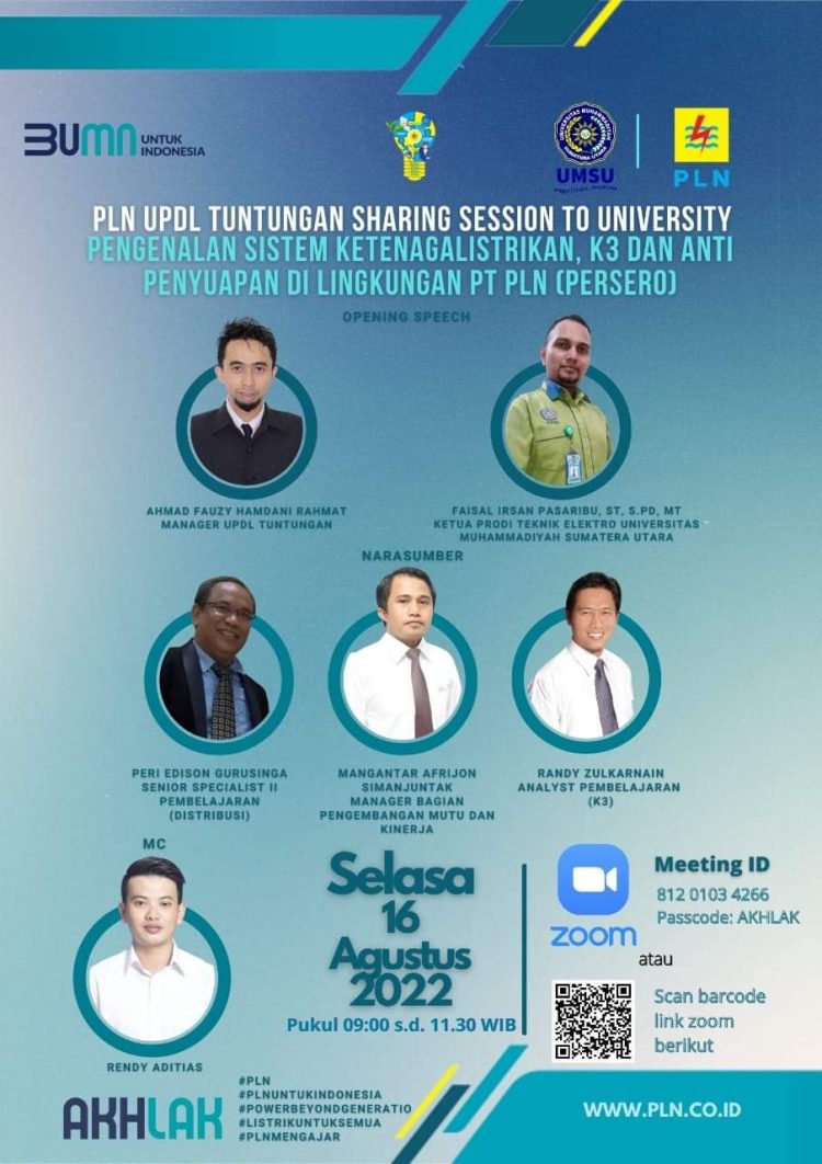 PLN UPDL TUNTUNGAN SHARING SESSION TO UNIVERSITY